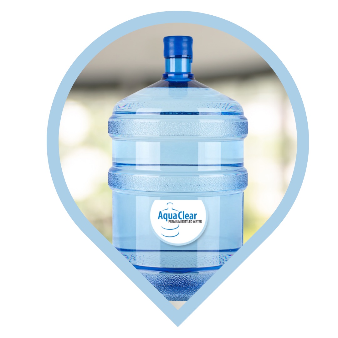 AquaClear five-gallon purified water bottle